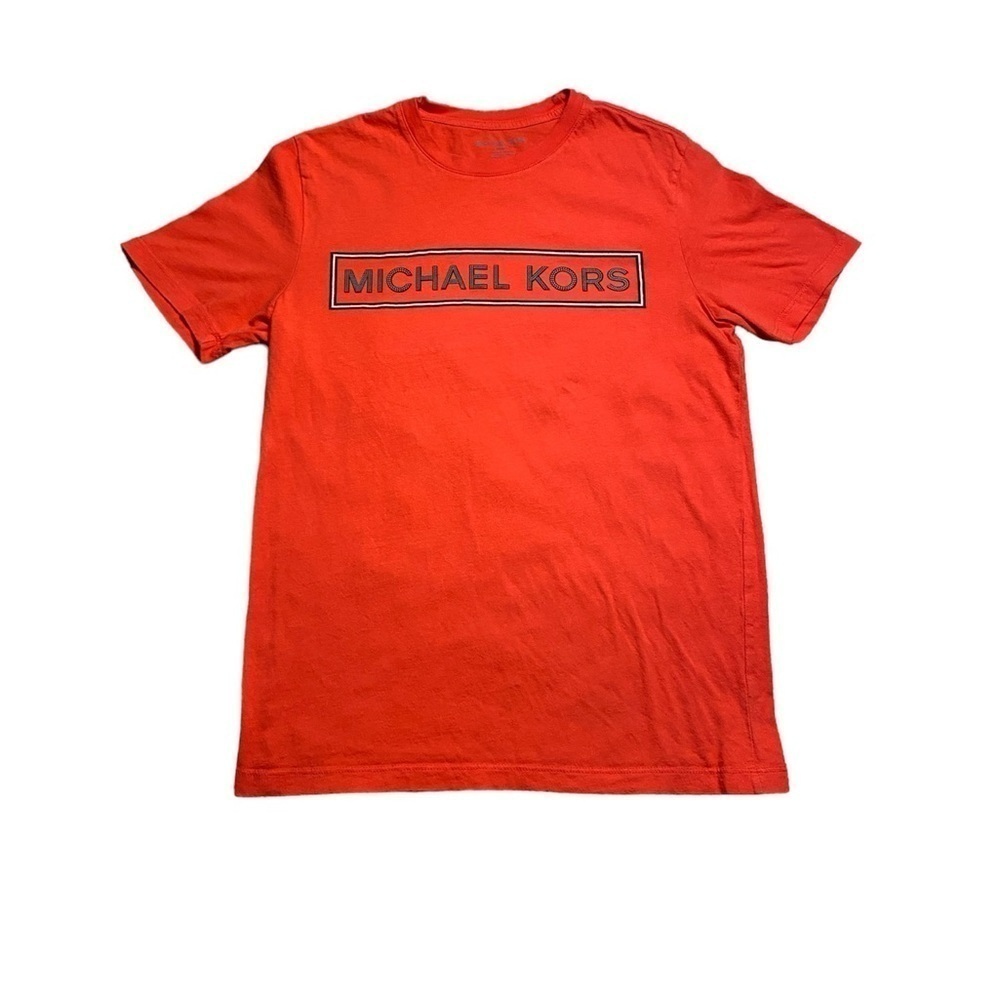 Michael Kors Short Sleeve Men Red Tee Size Small